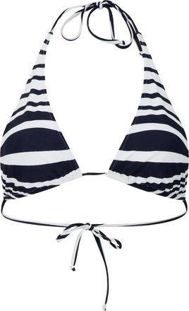 Jean Paul Gaultier Top bikini a righe - Blu