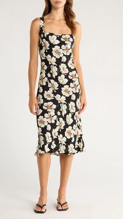 Reformation Iro Floral Dress in Oriole at Nordstrom Rack, Size Medium