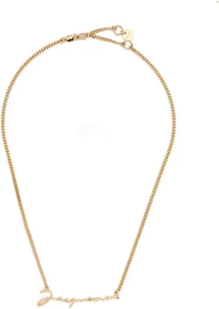 Jacquemus Accessoires, Dames, Geel, ONE Size, Gouden Sieraden Collectie