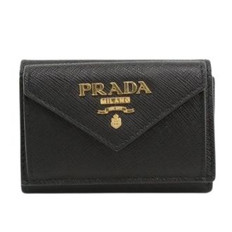 Prada Pre-owned Tri-fold Wallet - - Pre-owned - Donna - Nero - ONE SIZE