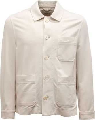 Circolo 1901 Work Jacket - Heren - Zomerjassen - Wit - 2XS - Katoen - Jassen