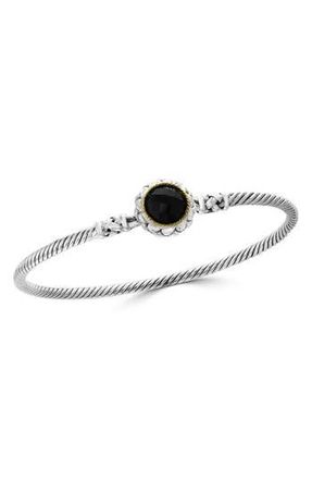 Effy Sterling Silver Onyx Bracelet in Black at Nordstrom Rack, Size 7.5