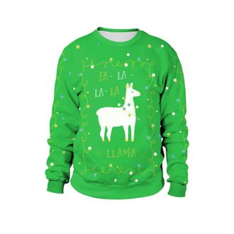Generic Mens Funny Christmas Sweatshirts Xmas Reindeer Pullover Regular Fit Long Sleeve Round Neck Jumpers Casual Comfortable Holiday Party Loungewear Fashion