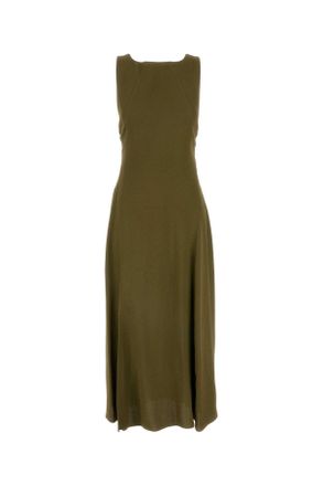 Fendi Womens Olive Green Sabla&copy; Dress - Khaki Viscose - Size EU 36 (Womens)
