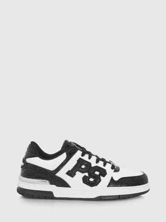 Plein Sport Crocodile Print Leather Sneakers