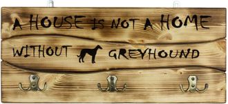 OEM Galgo, Galgo Ingl&eacute;s: Percha Con Perro, Expositor De Medallas, Decoraci&oacute;n Del Hogar De Art-dog