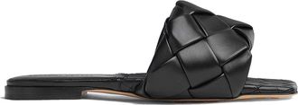 Bottega Veneta Intrecciato Leather Flat Sandals