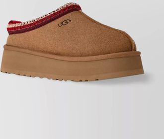 UGG suede platform mules