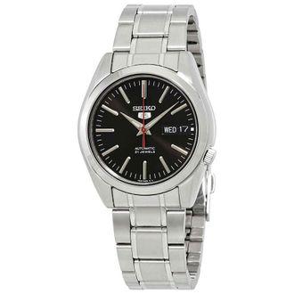 Seiko Series 5 Automatic Black Dial Mens Watch SNKL45