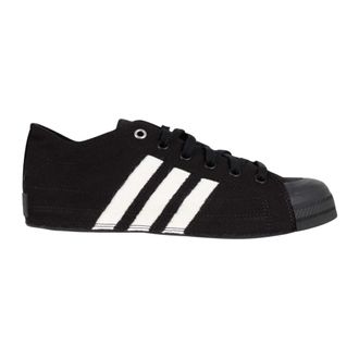 Yohji Yamamoto Sneakers, female, Black, Size: 10 1/2 US Canvas Nizza Lo Sneakers