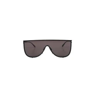 Alaia Sunglasses, female, Black, Size: ONE SIZE Metal Mask Sunglasses