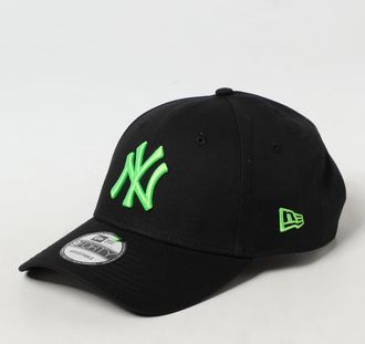 New Era Cappello NY New Era in cotone con logo ricamato