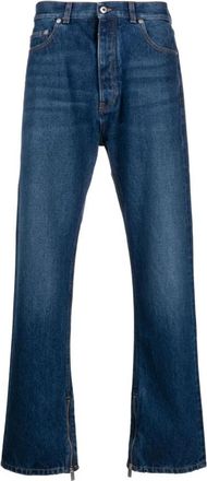 Off-white Straight Jeans - Heren - Regular Fit Jeans - Blauw - W31 - Katoen - Jeans