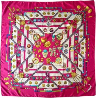 Herm&egrave;s Pre-owned Silk scarves - Dames - Vintage Accessoires - Veelkleurig - ONE Size - Vintage