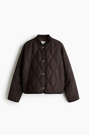 H&M Steppjacke - Dunkelbraun