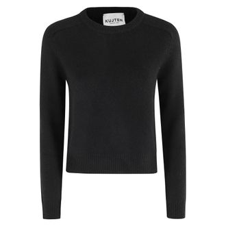 Kujten Beige Caroline Jumper with Tonfo Neckline