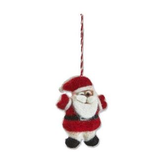 Tag Red Wool Santa Ornament for Christmas Tree Holiday Decor at Nordstrom
