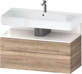 Duravit Qatego Mueble Bajo Lavabo, 1 Extra&iacute;ble Y 1 Caj&oacute;n, - Duravit