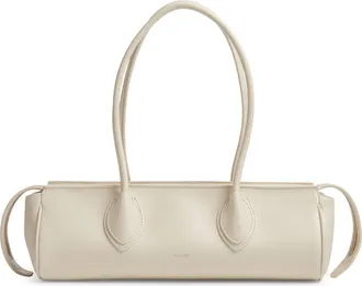 Khaite Donna Soft Leather East/West Shoulder Bag in 103 Cream at Nordstrom