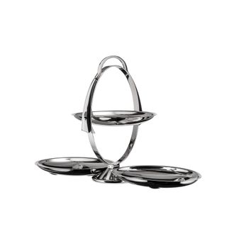 Alessi Am37 Anna Gong, Soporte Plegable, Acero 18/10, Pulido