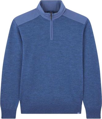 Paul & Shark Mezza Zip Sweater - Heren - Coltruien - Blauw - L - Truien & Vesten