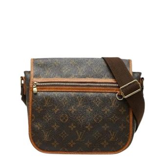 Louis Vuitton Pre-owned Cross Body Bags, female, Brown, Size: ONE SIZE Pre-owned Monogram Messenger Bosphore PM Shoulder Bag