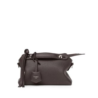 Fendi By The Way Soft Mini Ebony Leather Bag