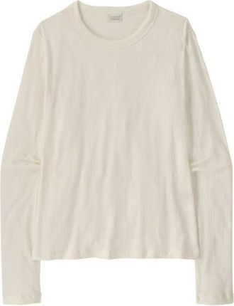 Patagonia L/S Rib Knit Top Longsleeve f&uuml;r Damen | beige