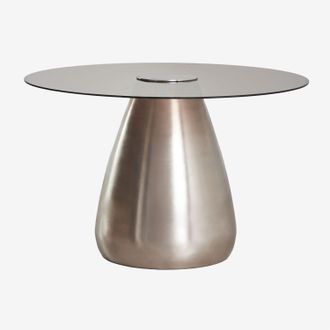 Sklum Mesa De Comedor Redonda &Oslash;130 Cm En Vidrio Templado Mariana Sklum