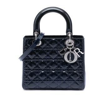 Dior Pre-owned Dior Medium Patent Cannage Lady Dior Ladies EH9T7GY51QBEUM6O