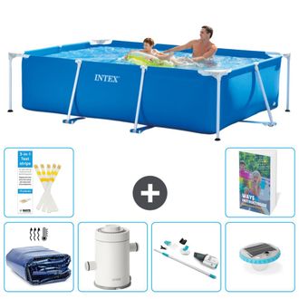 Intex Piscina Con Estructura Rectangular - 260x160x65 Cm - 7-piezas S30