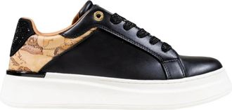 Alviero Martini 1A Classe Geo Classic Print Dames Sneakers - Dames - Sneakers - Zwart - 37 EU - Schoenen