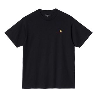 Carhartt Work in Progress American Script Short Sleeve T-Shirt Black I029956-89-XX
