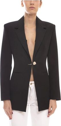 Moschino Jassen, Dames, Zwart, L, Polyester, Cady Jasje