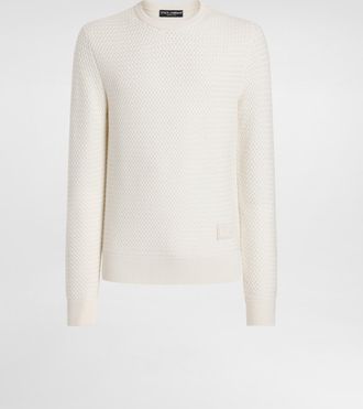 Dolce & Gabbana Wool Pullover - Man White 48