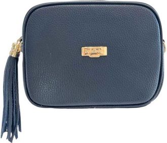 Baldinini Blue Cowhide Crossbody Womens Bag