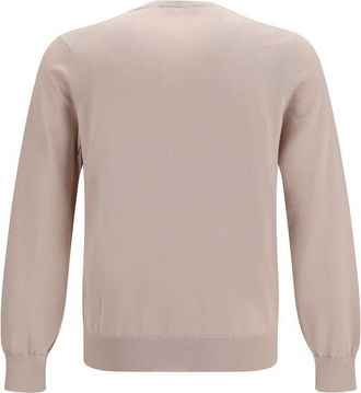 Brunello Cucinelli Mens Beige Cotton Sweatshirt Clothing