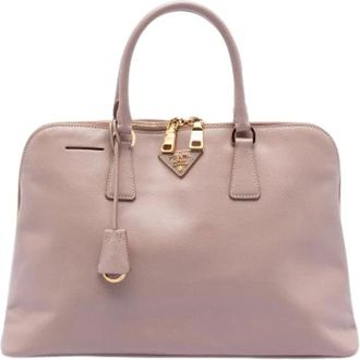 Prada Pre-owned Handbags, female, Pink, Size: ONE SIZE Pre-owned The Promenade