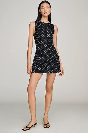 Faithfull The Brand Jacie 100% Linen Mini Dress