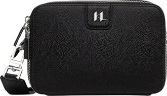 Karl Lagerfeld K/Monogram Belt Bag - Heren - Schoudertassen - Zwart - ONE Size - Leer - Tassen