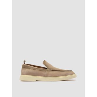 Officine Creative Bones 002 Suede Loafer in Beige at Nordstrom, Size 43.5