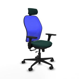 Piqueras y Crespo Silla De Oficina Piqueras Y Crespo Jorquera Verde Botella Cuero Sint&eacute;tico