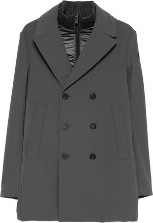 Roberto Ricci Design Peacoat Winter - Heren - Mantel - Grijs - L - Polyester - Jassen