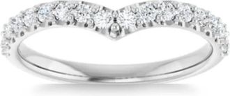 Pompeii3 1/3Ct Round Cut Accent Wedding Ring Anniversary 14k Gold Lab Grown