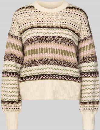 Only Regular Fit Strickpullover mit überschnittenen Schultern Modell ARIANNE in Rosa, Größe XL