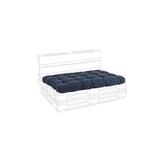 BIZZOTTO Coj&iacute;n En Tejido Poly Palet Asiento Vaquero Azul