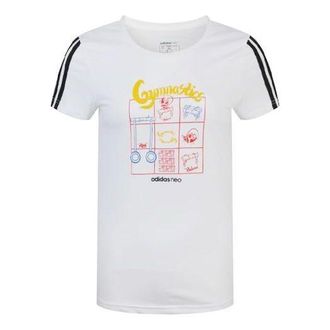 adidas (WMNS) adidas Neo PNDA T-Shirts White GK1568