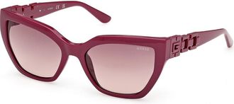 Guess GU00264 81T Womens Sunglasses Purple Size 55