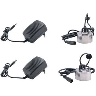 OEM Humidificador Ultras&oacute;nico De 2 Piezas Con Enchufe De 45 Mm, Xu, Nebulizador Industrial De 24 V Con Cabezal Europeo --crezuo