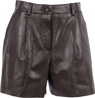 P.A.R.O.S.H. Bermuda con pieghe - Marrone